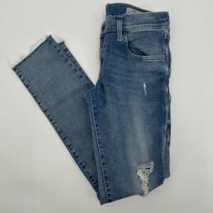Diesel Grupee Jeans Womens 26 Distressed‎ Super Slim Skinny Low Waist Stretch